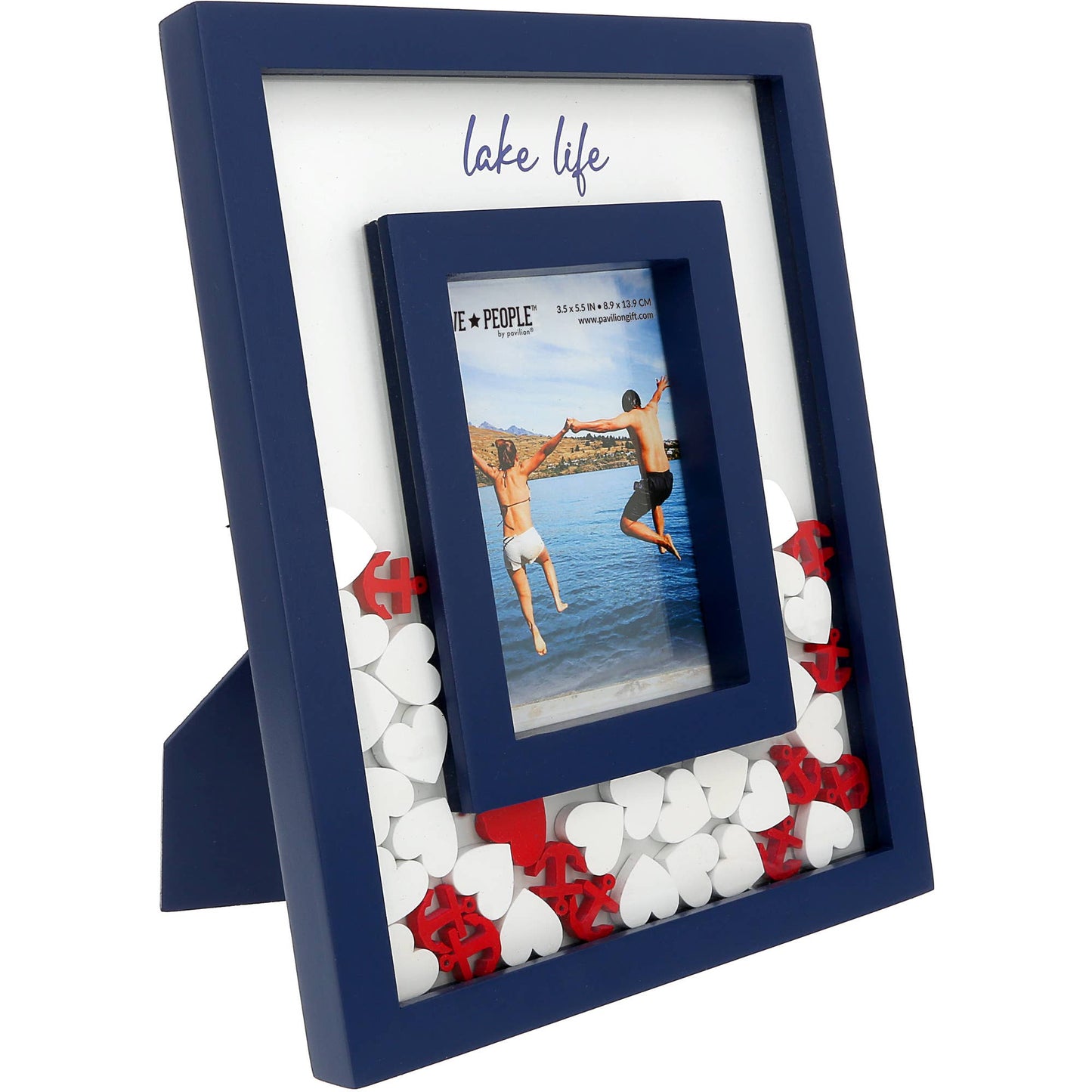 Lake Life - 8" x 10" Picture Frame (Holds 3.5" x 5.5" Photo)