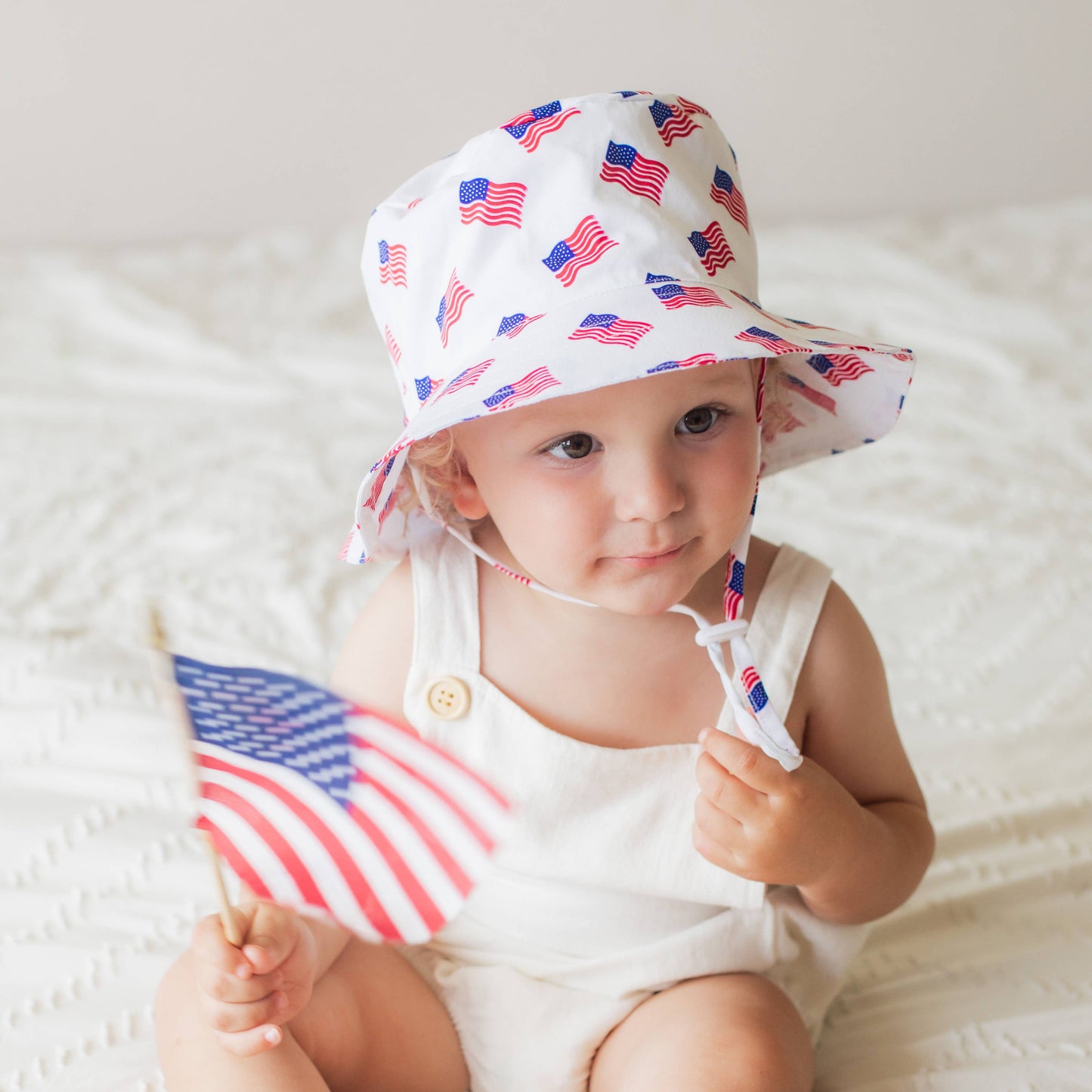 Liberty 4th of July Bucket Hat: 6-12 months