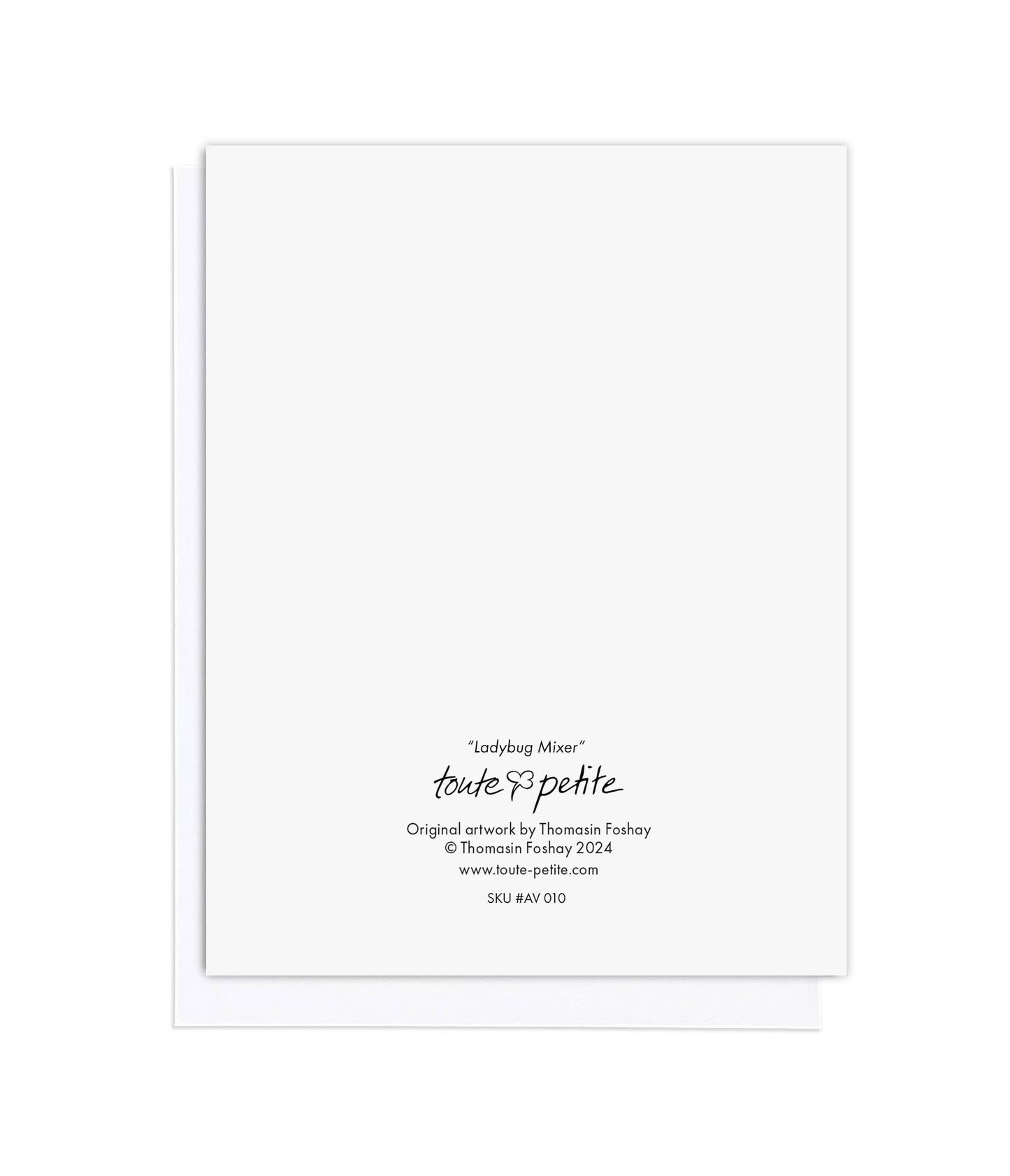 Ladybug Mixer Card