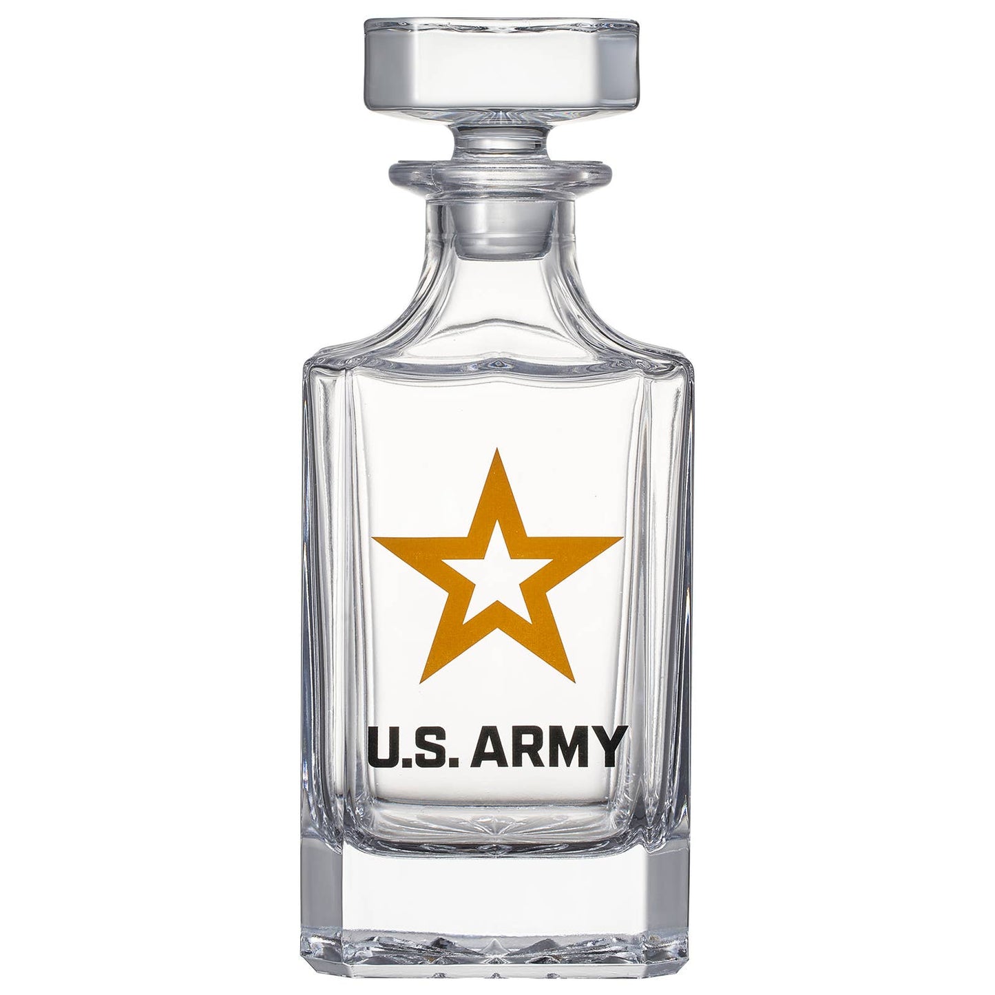 Army Whiskey Decanter Gift Set/2 Glasses