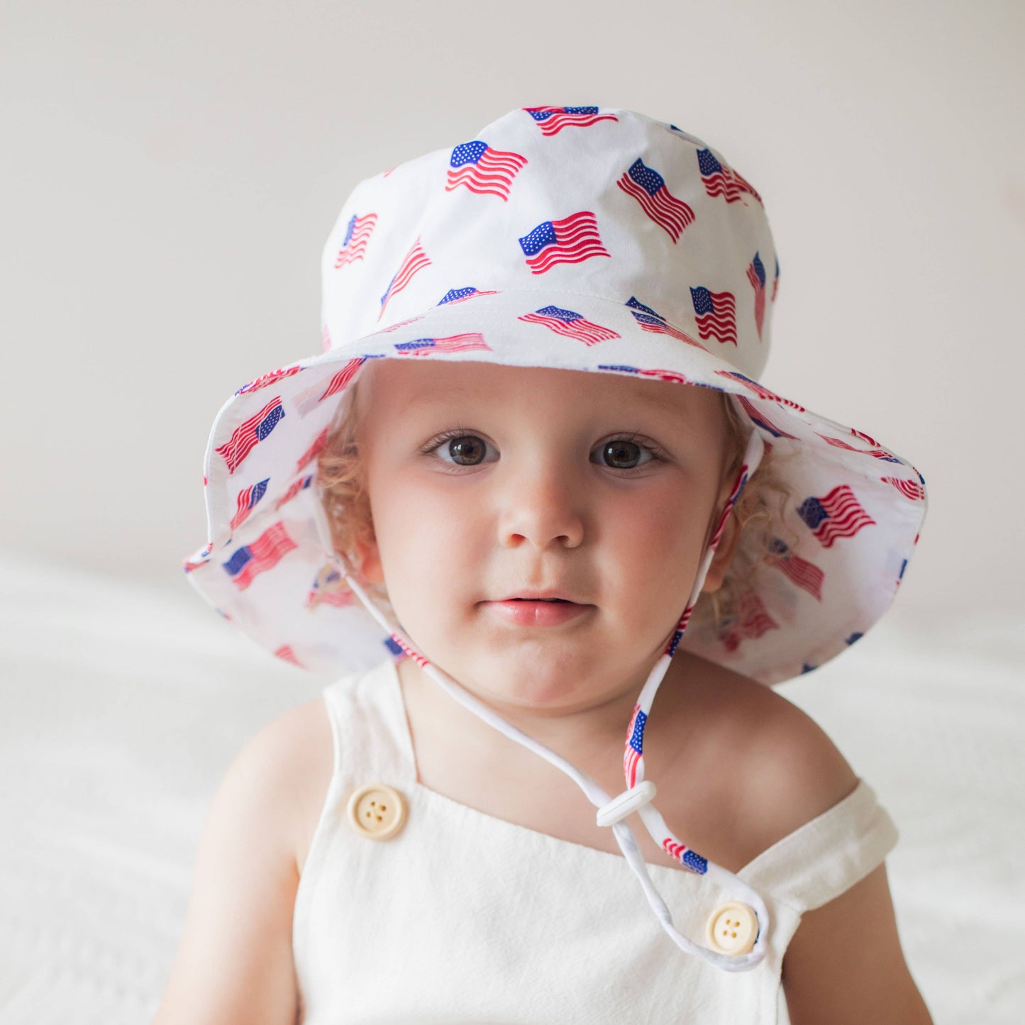 Liberty 4th of July Bucket Hat: 6-12 months
