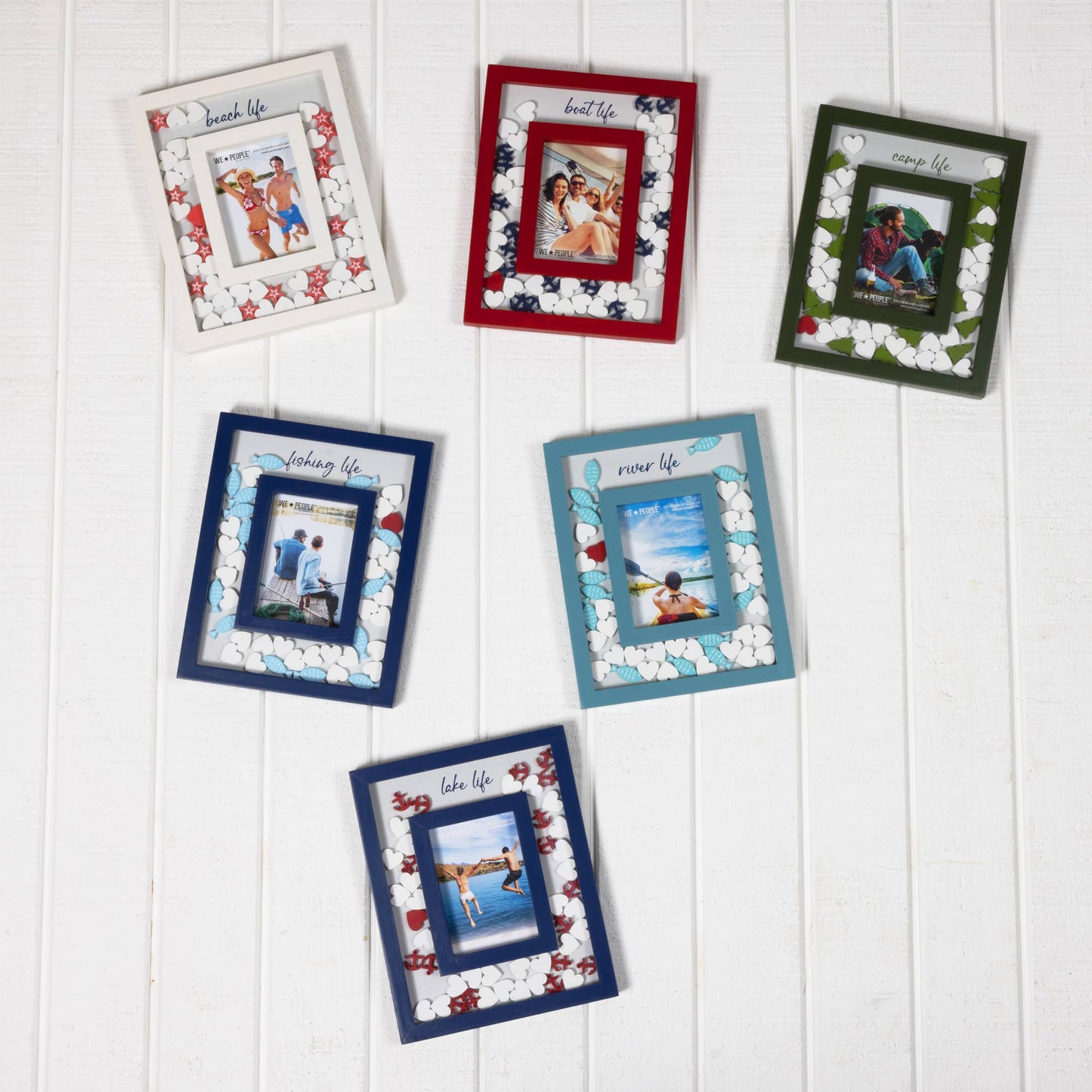 Lake Life - 8" x 10" Picture Frame (Holds 3.5" x 5.5" Photo)