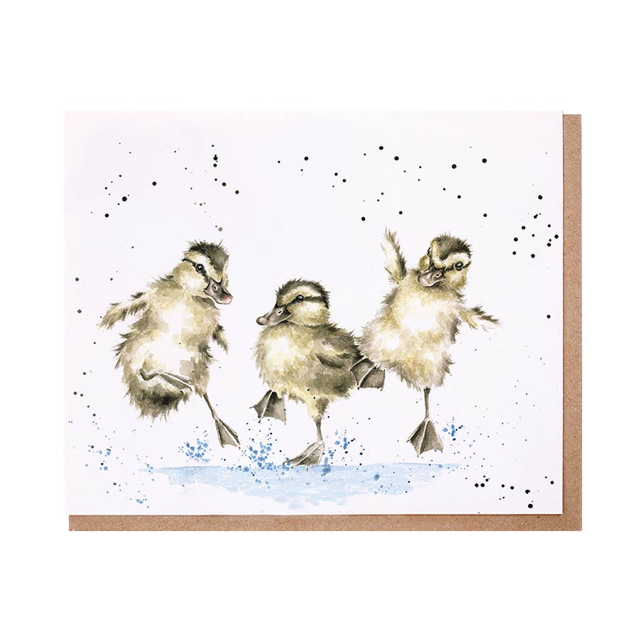 Puddle Ducks Single Card