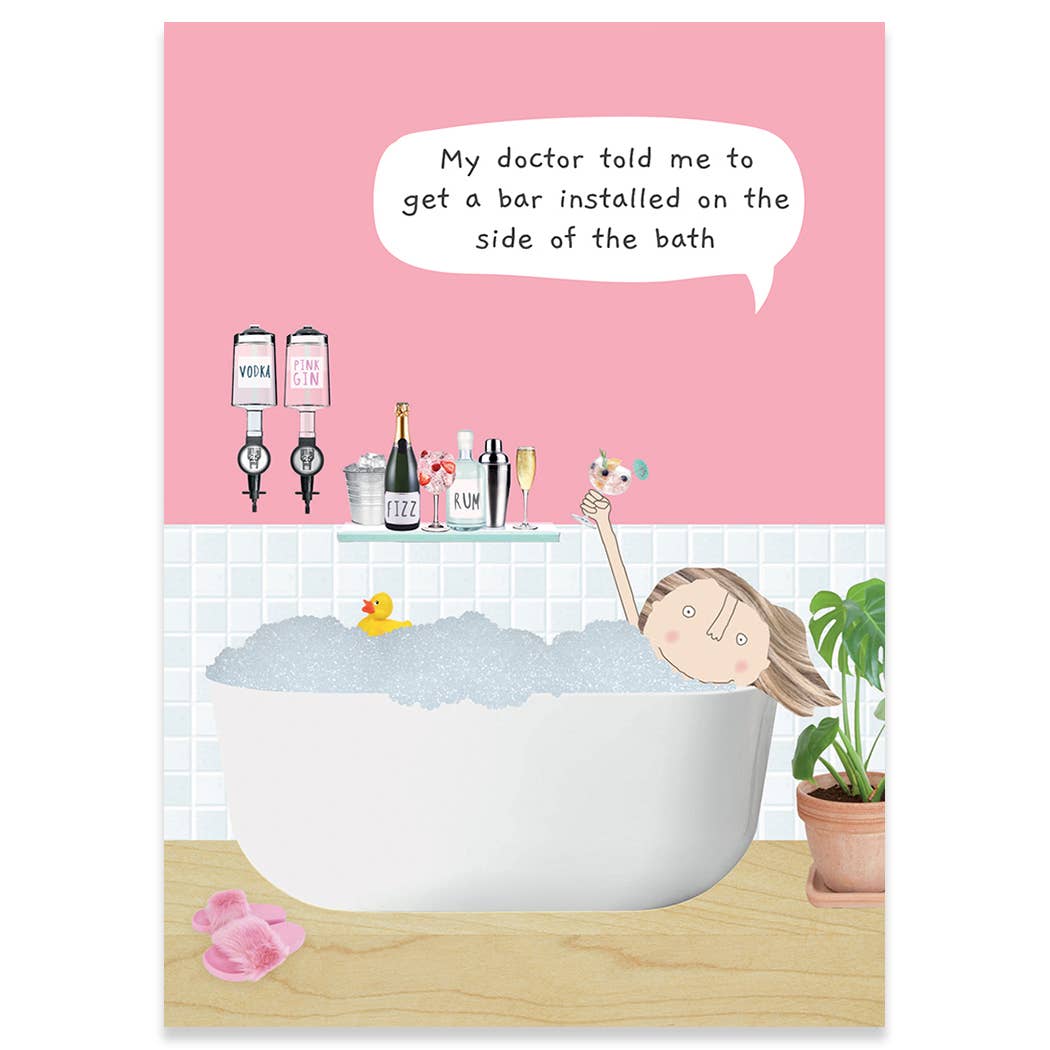 Bath Bar Birthday Card