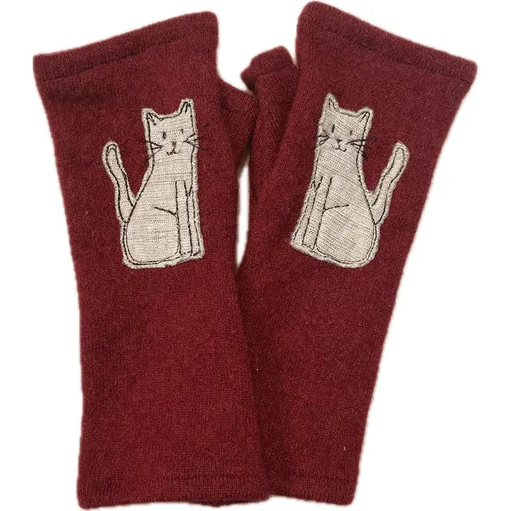 Fingerless Cashmere Gloves - Assorted