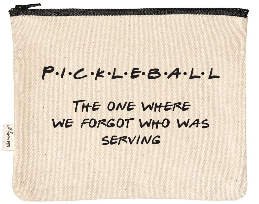 Pickleball | We Forgot Who Was Serving - Zipper Pouches