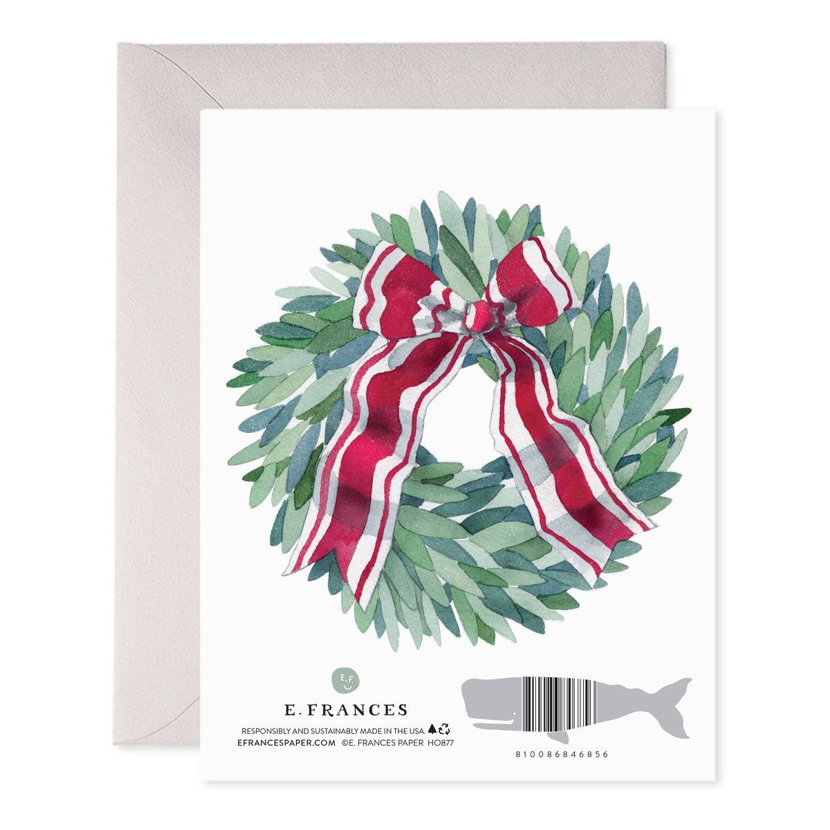 Laurel Wreath Christmas Greeting Card Boxed Set