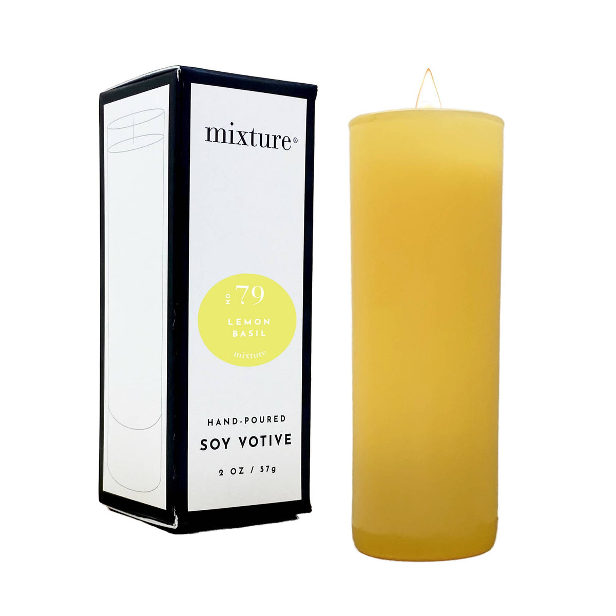 2 oz Yellow Votive: No / No 32 Apple Crisp