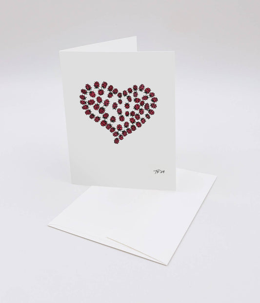 Ladybug Mixer Card