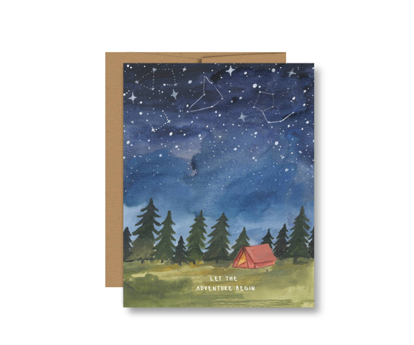 Adventure Anniversary Camping greeting card