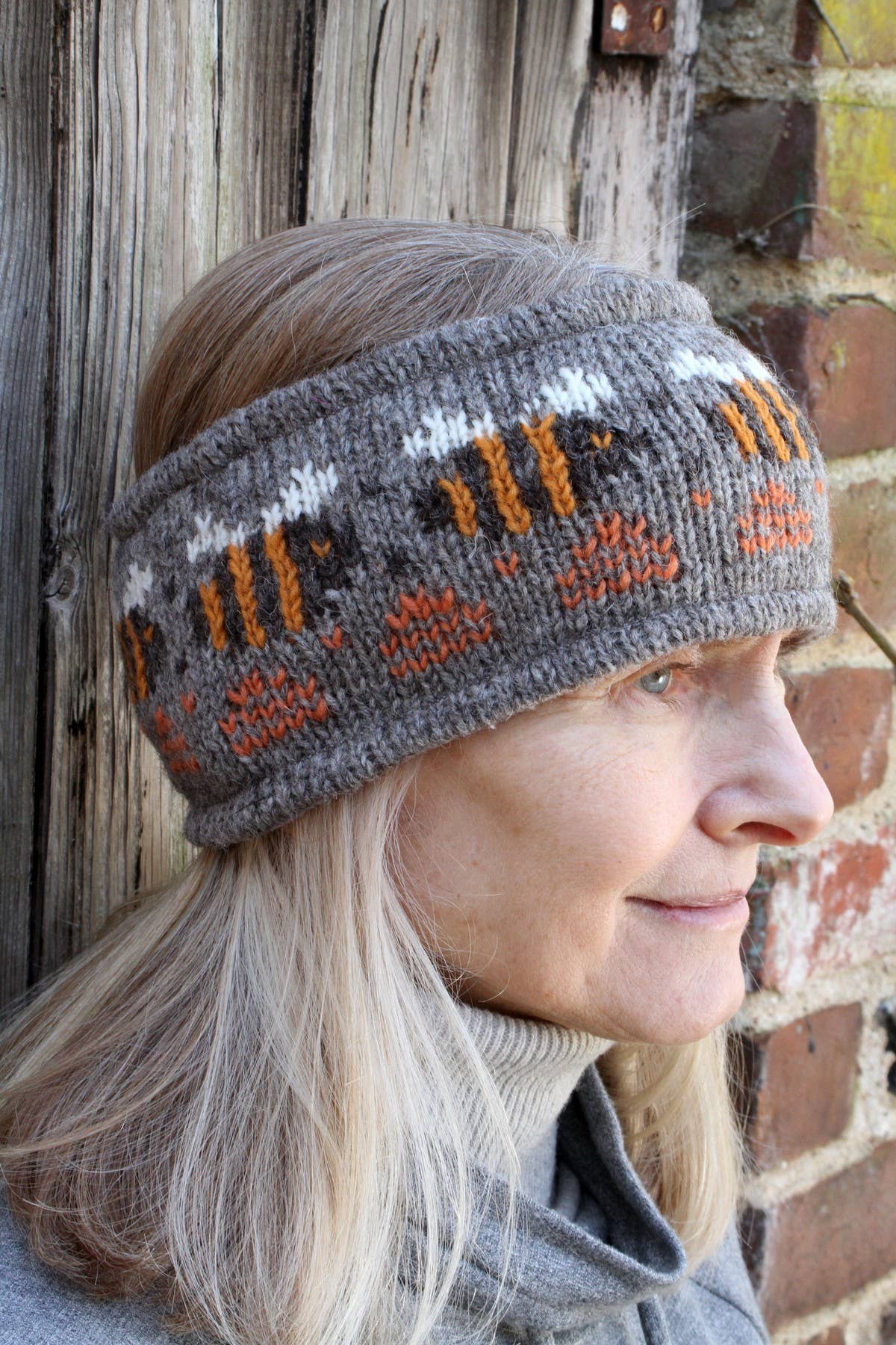 Beehive Headband Bark