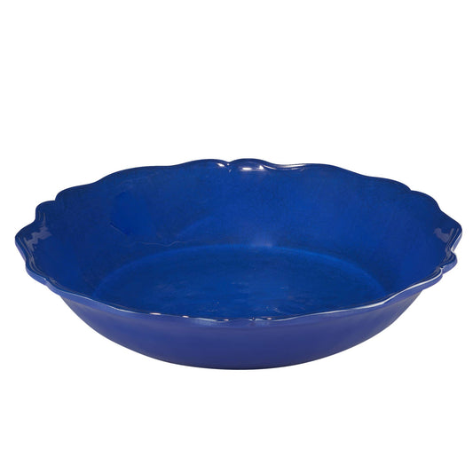 Isabella Blue 100% Melamine Lg Serving Bowl 13.75in x 2.75