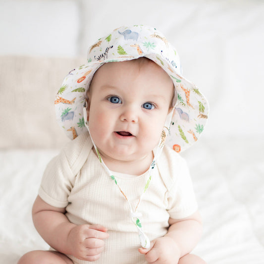 Jungle Bucket Hat: 0-6 months