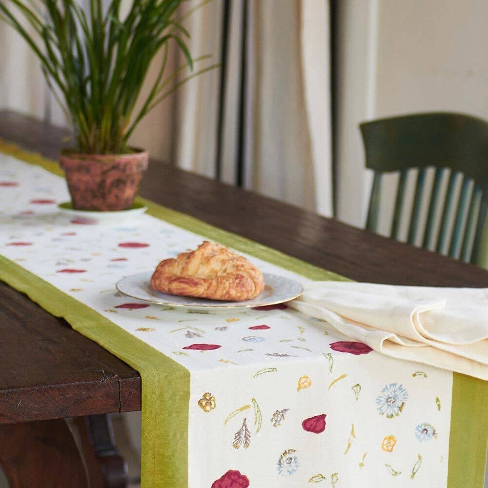 Springfields Multi French Runners: 16" x 72"