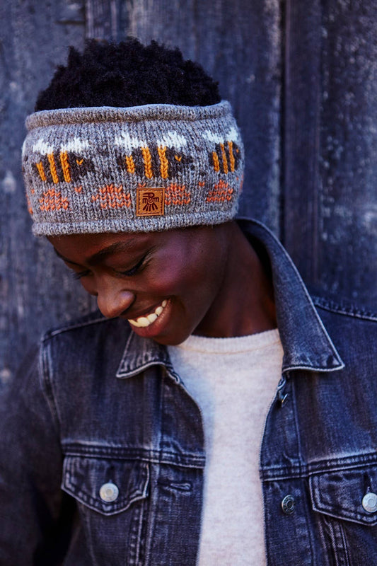 Beehive Headband Bark