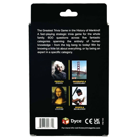 HISTORY TRIVIA GAME | ON-THE-GO EDITION: Tuck Box