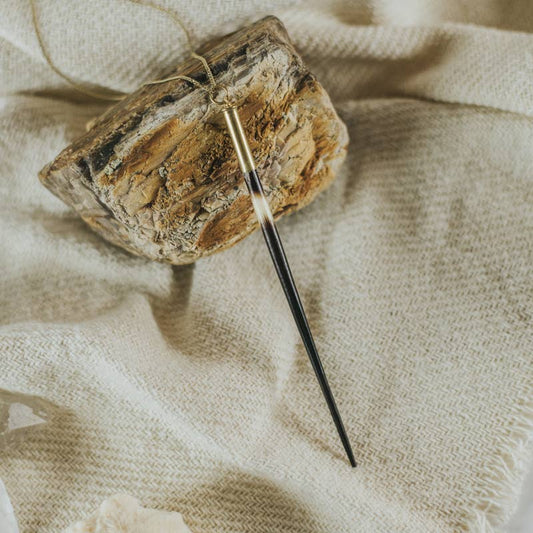 Quill Necklace: Predominantly White