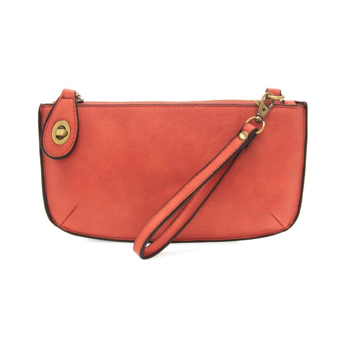 Mini Crossbody Wristlet Clutch Desert Coral