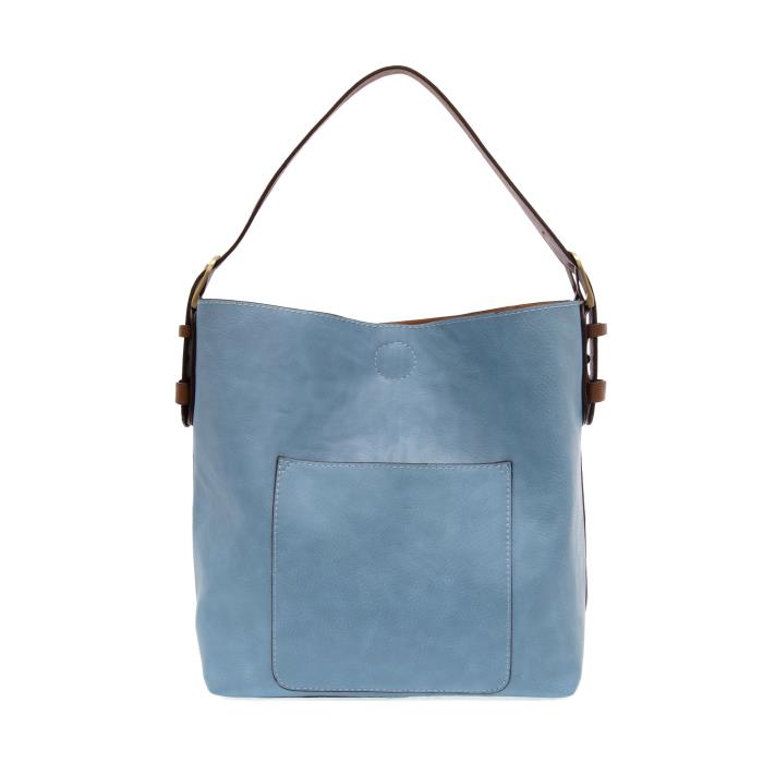 Hobo Handbag Tranquil Blue/Coffee Handle