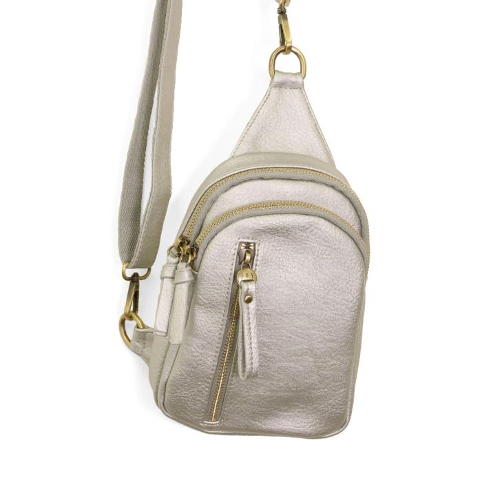 Skylar Sling Bag - Silver