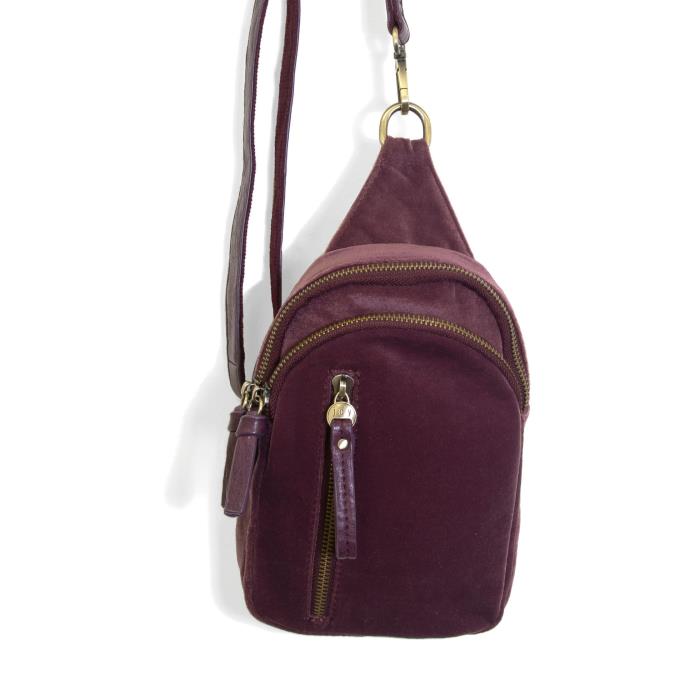 Skyler Sling Bag Plum Velvet