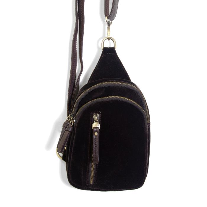 Skyler Sling Bag Espresso Velvet