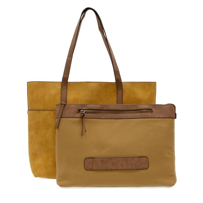 Danica Tote W/Laptop Sleeve - Peanut