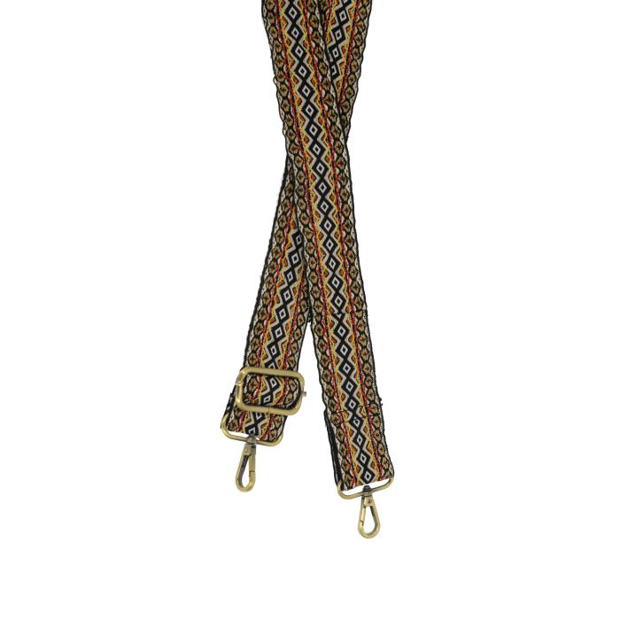 Multi Moroccan Embroidered Guitar Strap