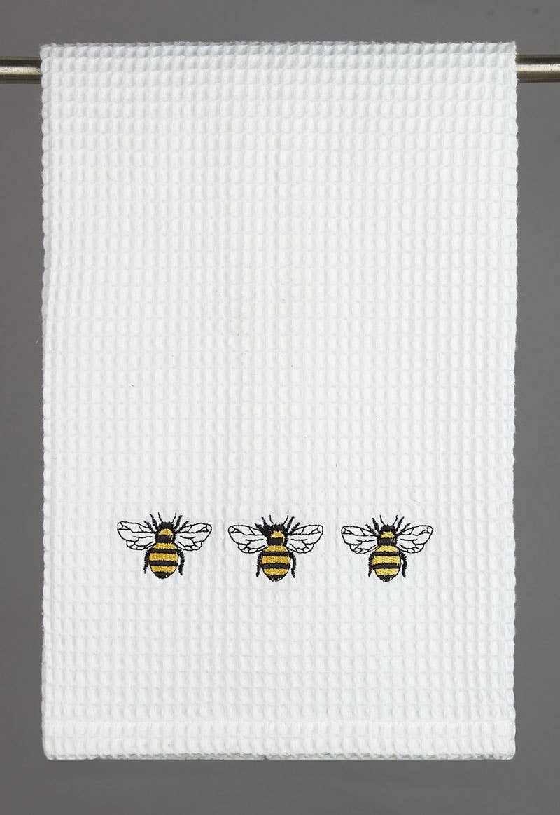 Bumblebee Trio Embroidered Kitchen Towel Min 4