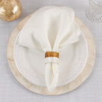 Capiz Napkin Ring Gold