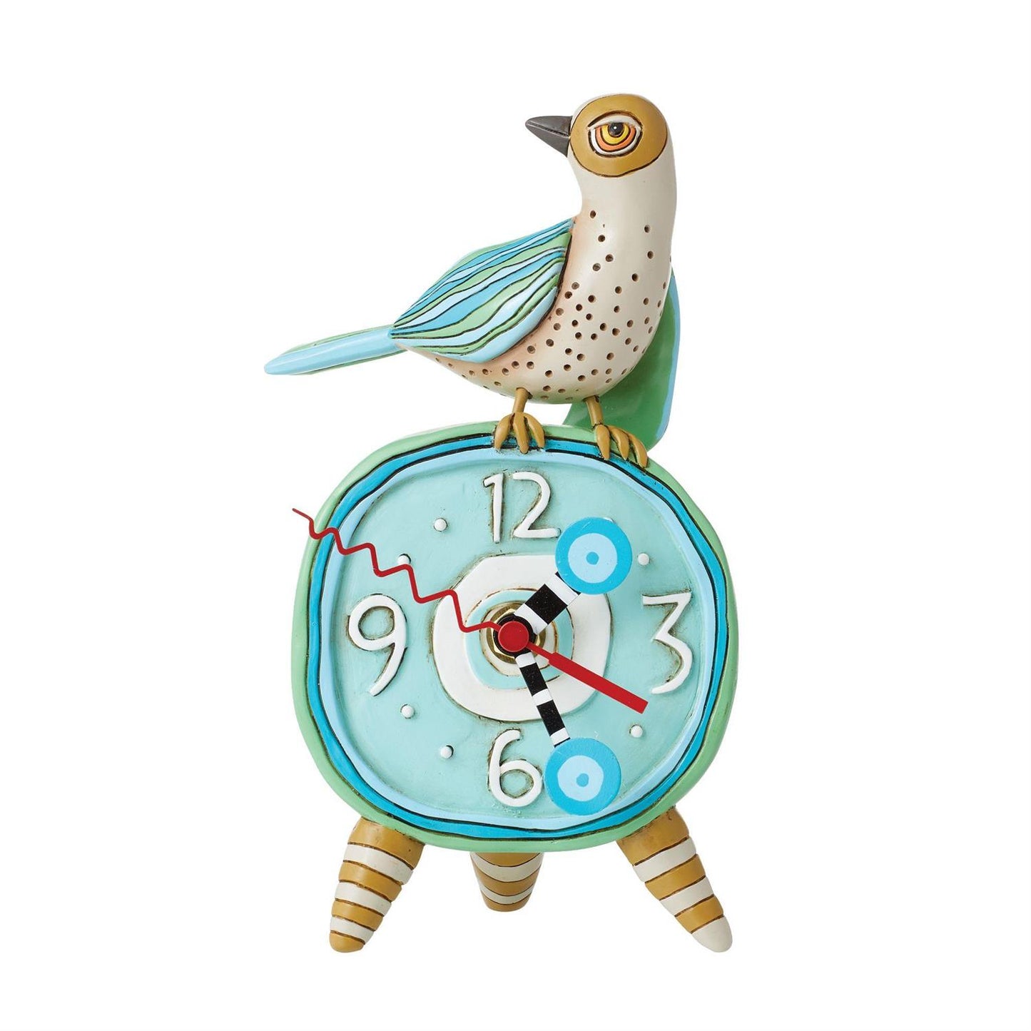 Perched Bird Desk Clock