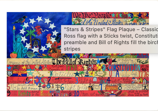 Stars & Stripes Plaque