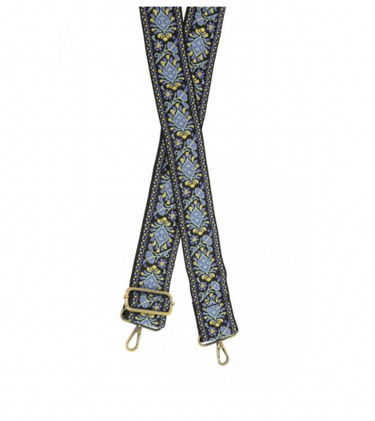Medallion Embroidered Guitar Strap