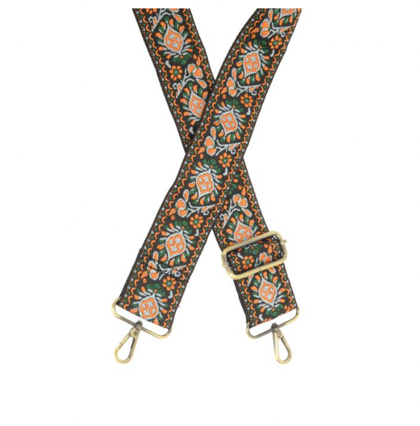 Medallion Embroidered Guitar Strap