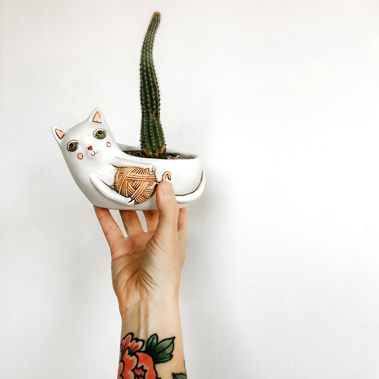 Pretty Kitty Clock & Planters