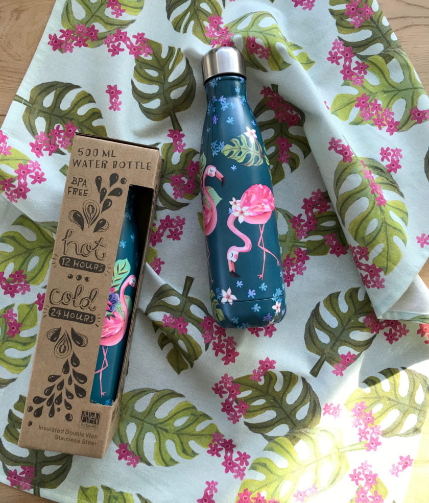 Funky Flamingo Water Bottle