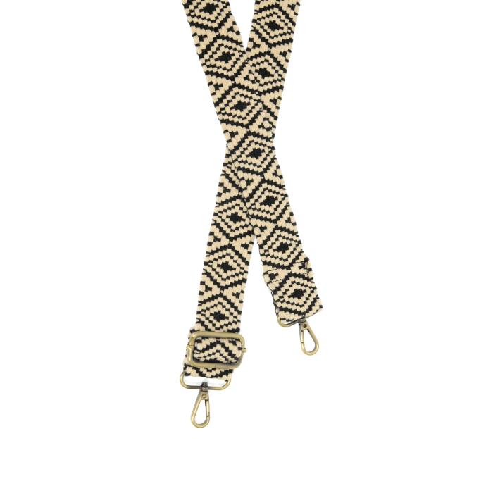 Diamond Embroidered Guitar Strap