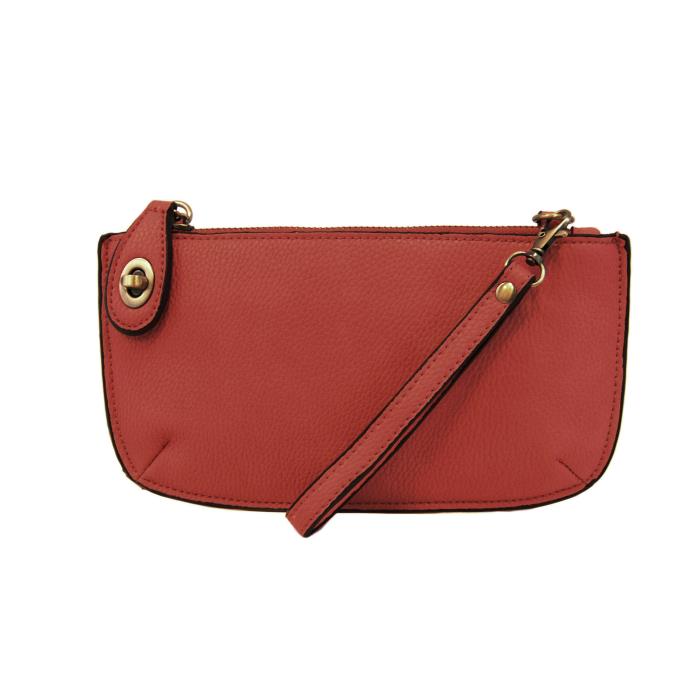 Mini Crossbody Wristlet Clutch Apple