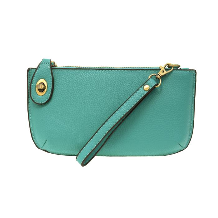 Mini Crossbody Wristlet Clutch Mayan Green