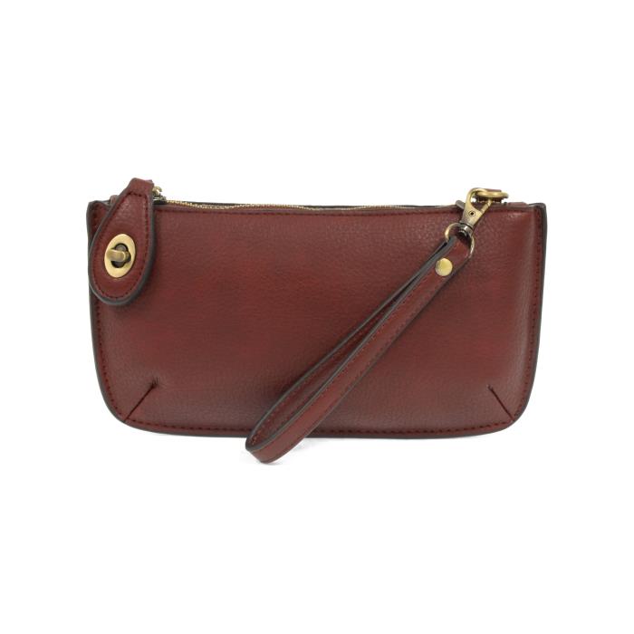 Mini Crossbody Wristlet Clutch Sangria