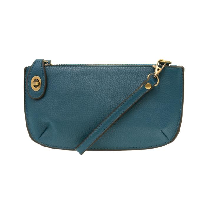 Mini Crossbody Wristlet Clutch Peacock