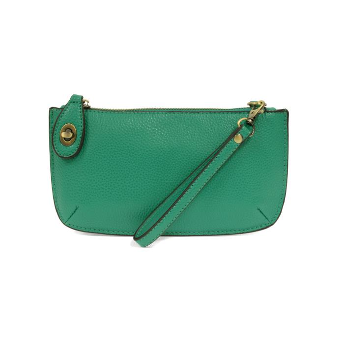 Mini Crossbody Wristlet Clutch Tropical Green