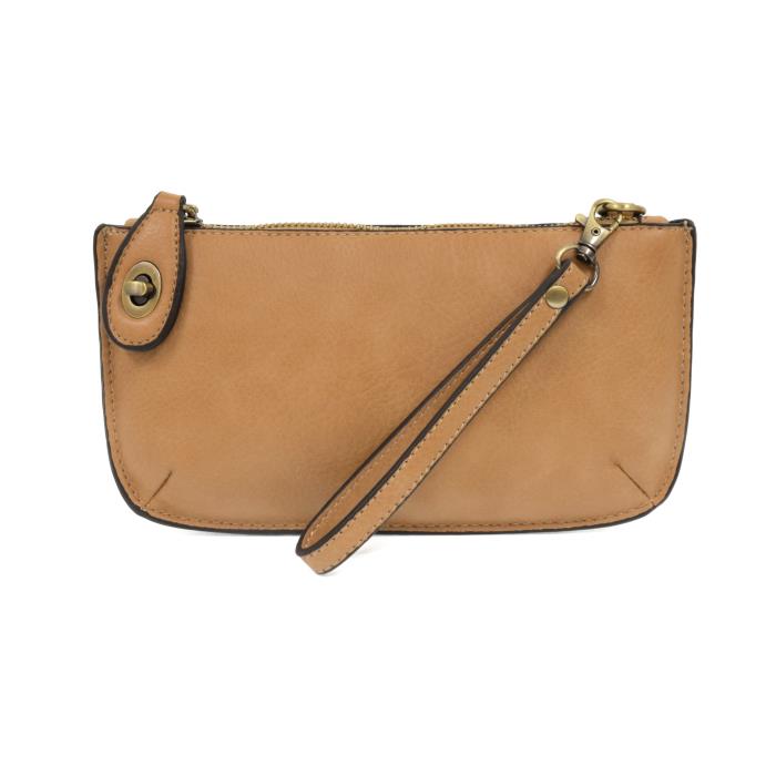 Mini Crossbody Wristlet Clutch Golden Oak