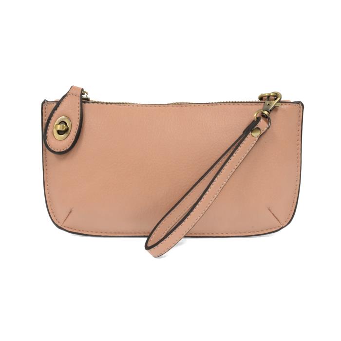 Mini Crossbody Wristlet Clutch Rose Ash