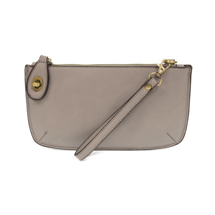 Mini Crossbody Wristlet Clutch Heathered Grey