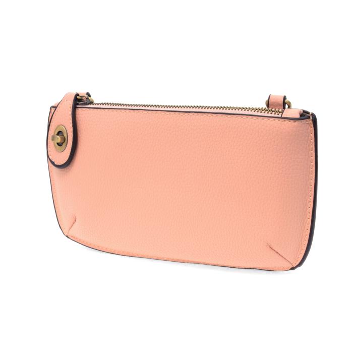 Mini Crossbody Wristlet Clutch Soft Pink