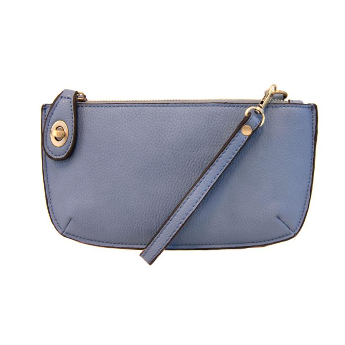 Mini Crossbody Wristlet Clutch Chambray