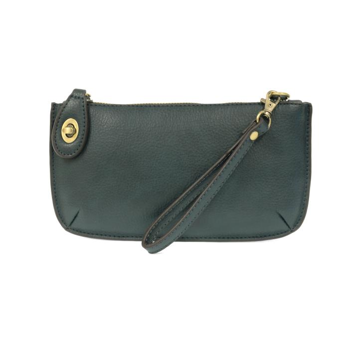 Mini Crossbody Wristlet Clutch Dark Teal