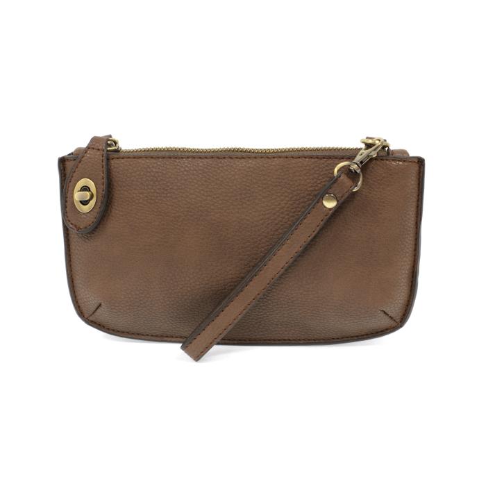 Mini Crossbody Wristlet Clutch Cocoa