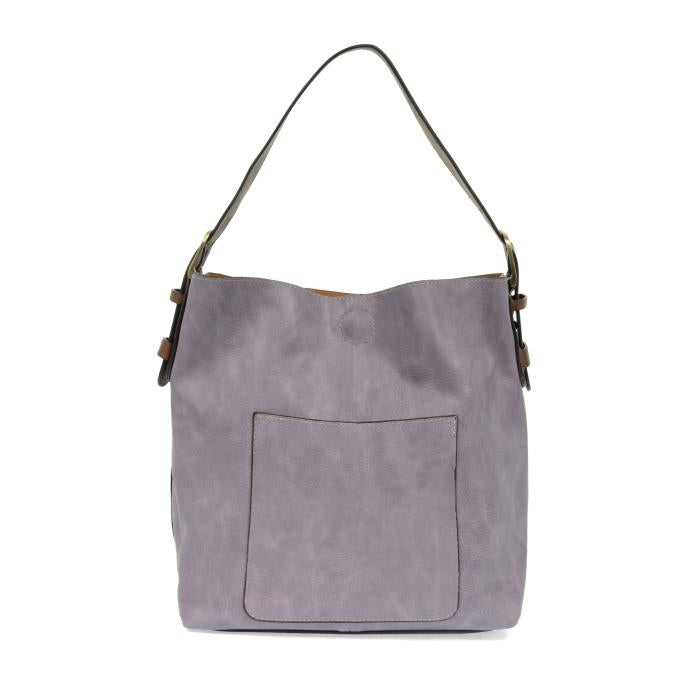 Hobo Handbag Dusty Amethyst/Coffee